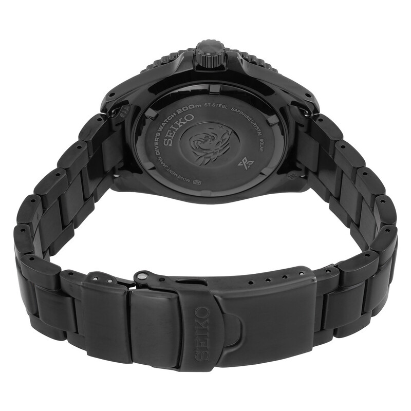 Seiko Prospex Solar Black Dial Men's Watch SNE599 029665229946
