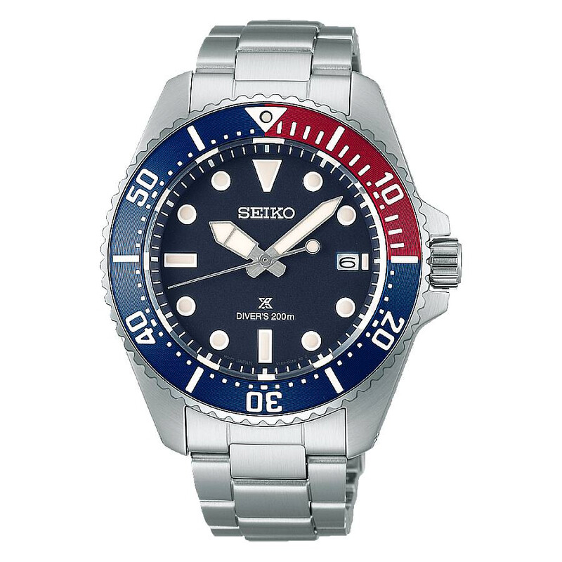 Seiko Prospex Solar Diver Blue Dial Men's Watch SNE595P1