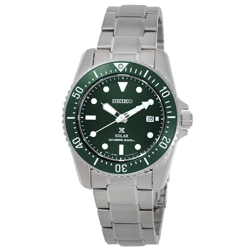 ソルジャー SEIKO Seiko Prospex Solar Green Dial Men's Watch SNE583P1 4954628245045