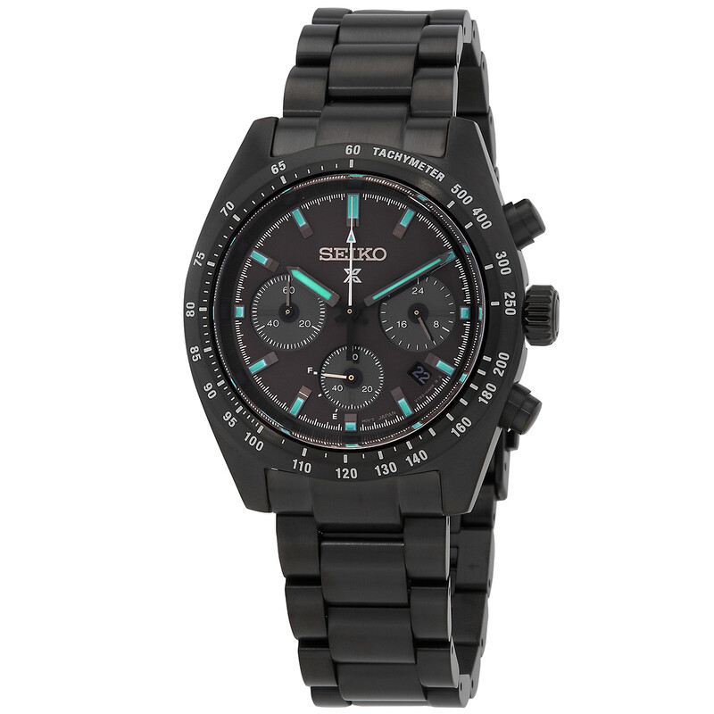 Seiko Prospex Speedtimer Chronograph Black Dial Men's Watch SSC917