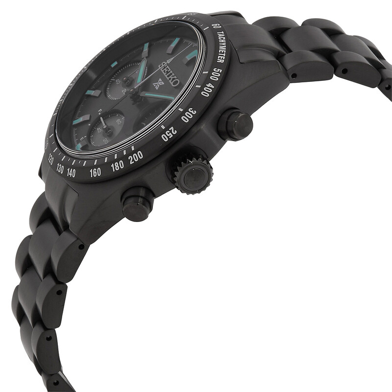 Seiko Prospex Speedtimer Chronograph Black Dial Men's Watch SSC917