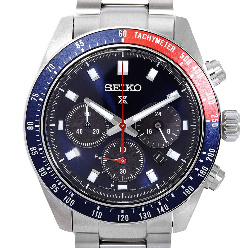 Seiko Prospex Speedtimer Chronograph Blue Dial Men's Watch