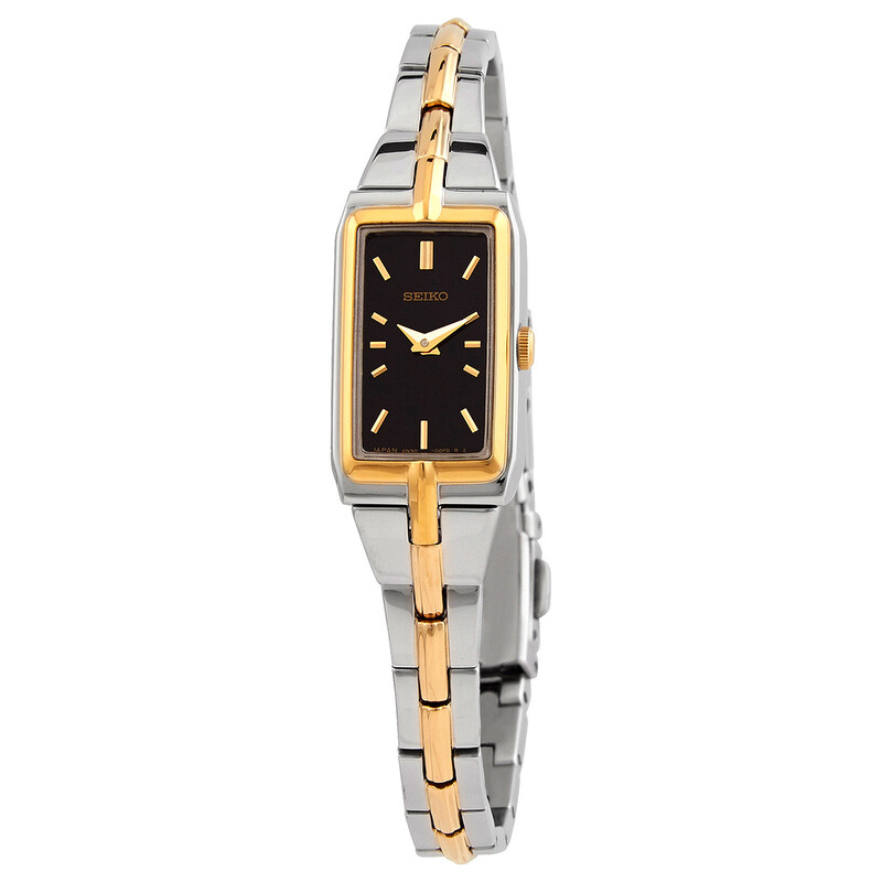 Seiko Quartz Black Dial Two-tone Ladies Watch SWR046  display picture 1