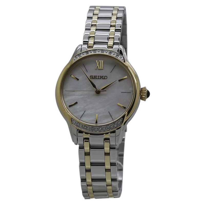 Seiko Quartz Cream Dial Ladies Watch SRZ544P1 4954628243270