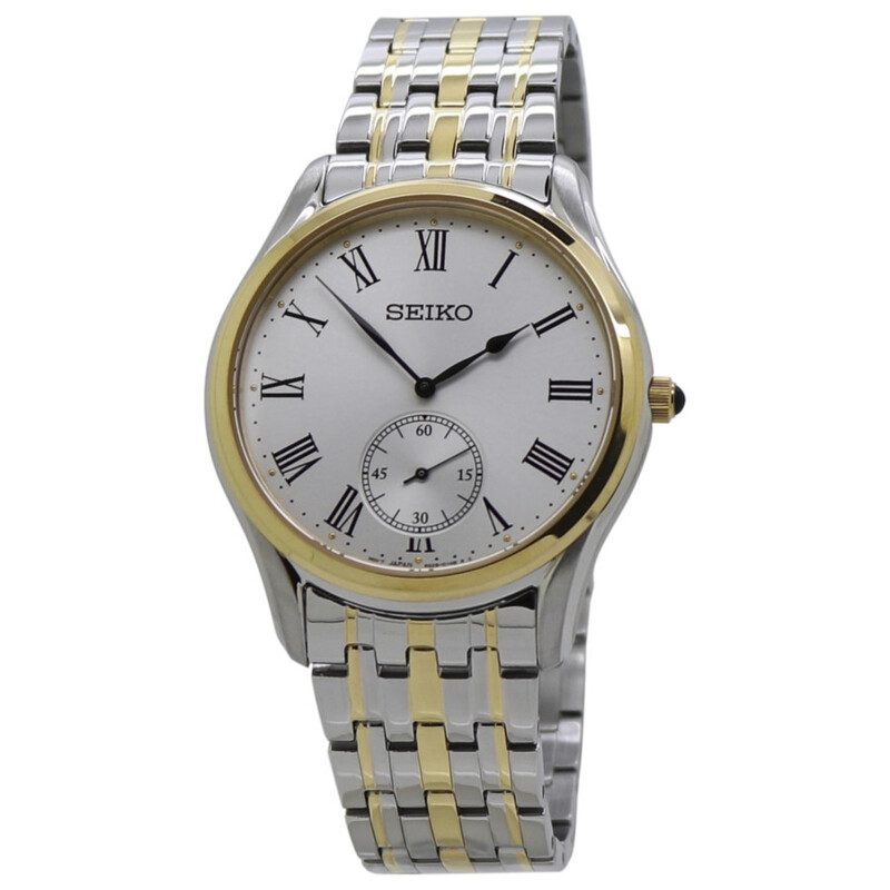 Seiko Quartz White Dial Two-tone Men