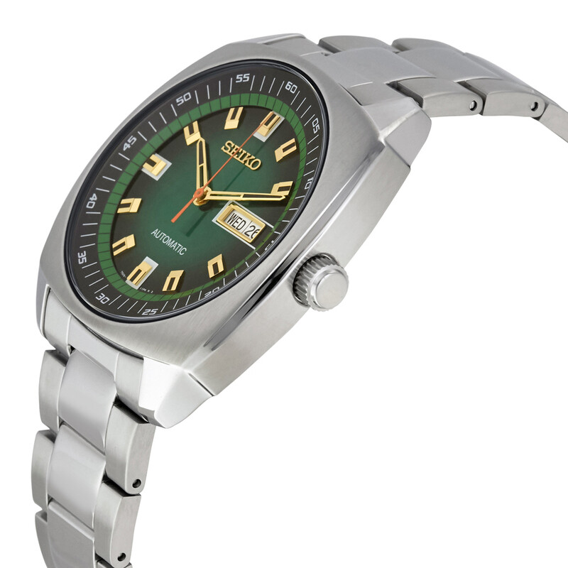 Seiko Recraft Automatic Green Dial Stainless Steel Men's Watch