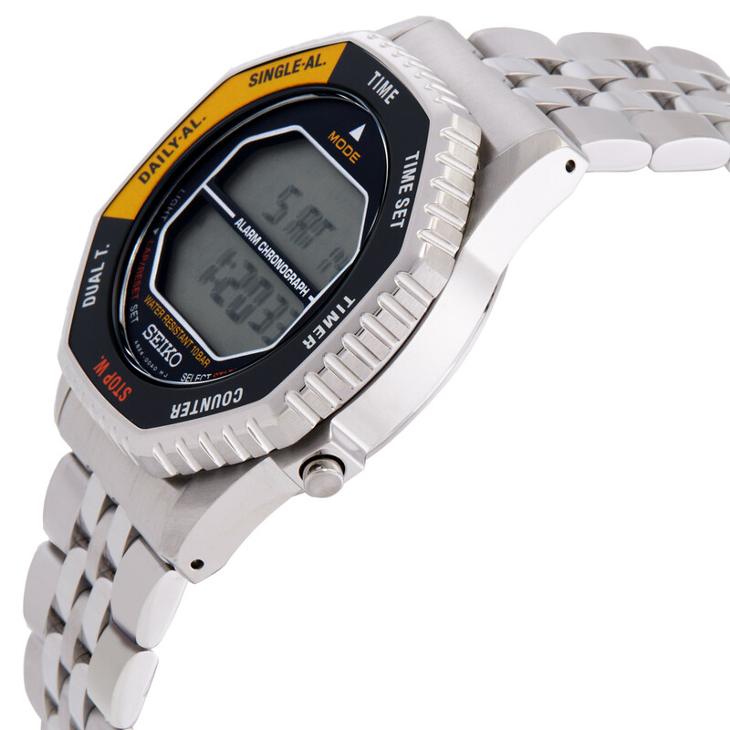 Seiko Rotocall Alarm Chronograph Quartz Digital Watch 