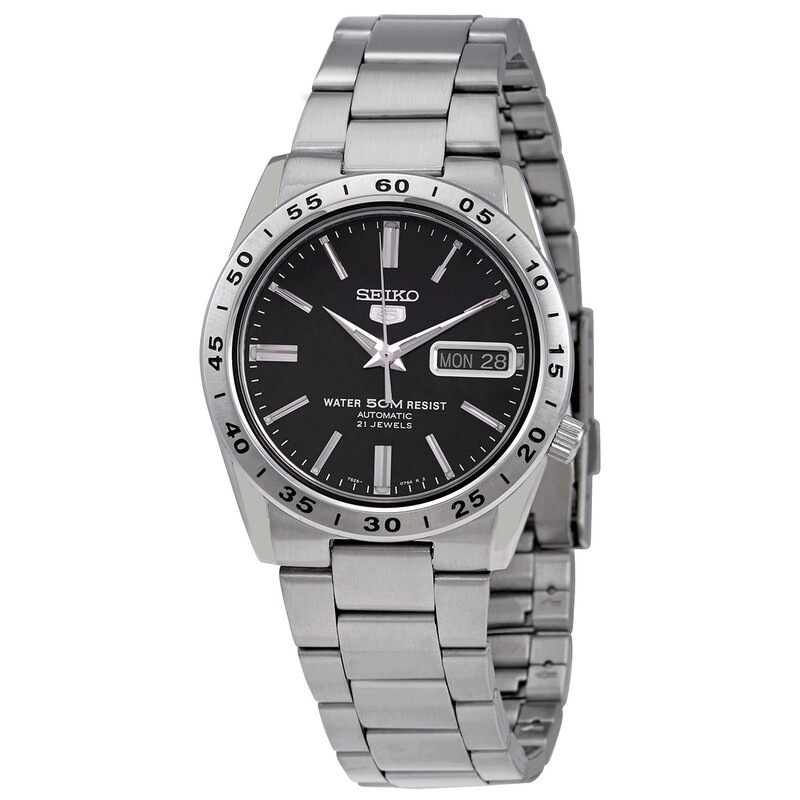 Seiko 5 Automatic Black Dial Men's Watch SNKE01K1