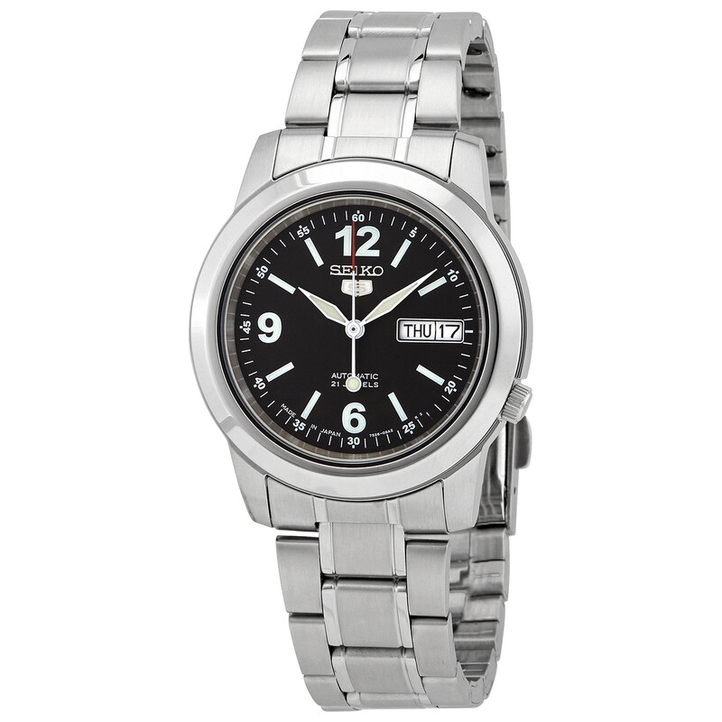 Seiko 5 Automatic Black Dial Men's Watch SNKE63J1 4954628082053
