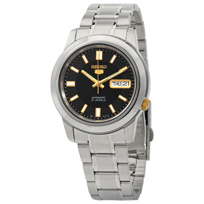 時計 SEIKO 5 SNKK17K1 Seiko 5 Automatic Black Dial Men's Watch SNKK17K1 - Watches