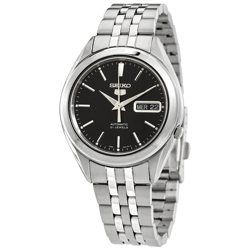 Seiko 5 Automatic Black Dial Men's Watch SNKL23K1 4954628137678