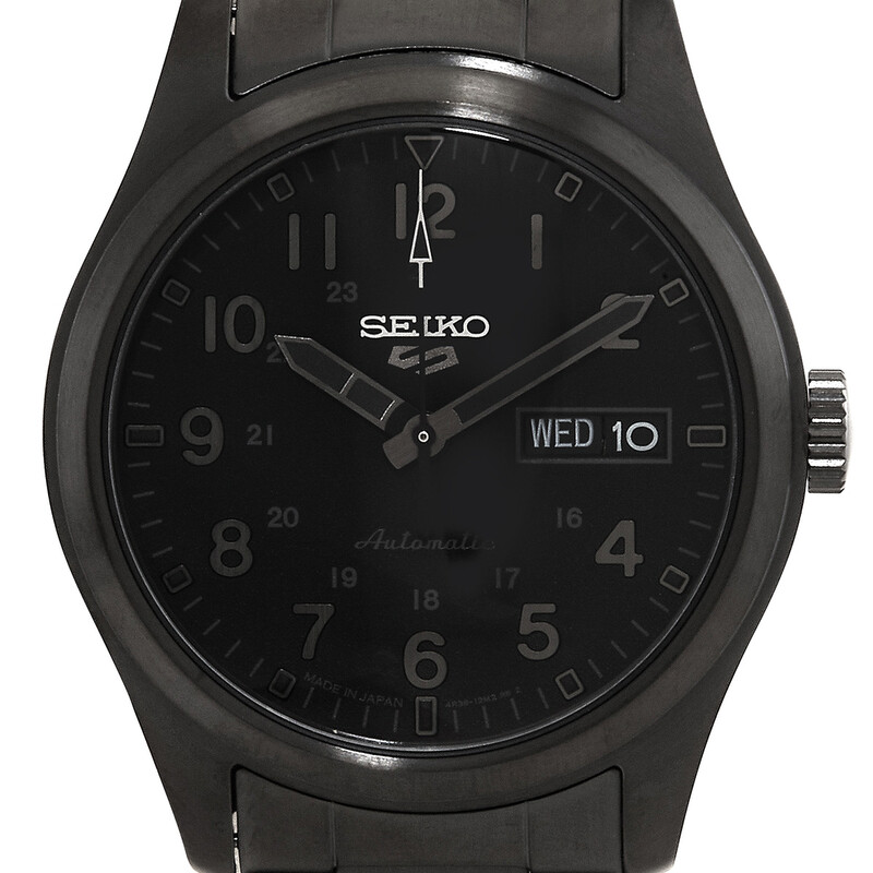 Seiko 5 Automatic Black Dial Men's Watch SRPJ09 029665214980