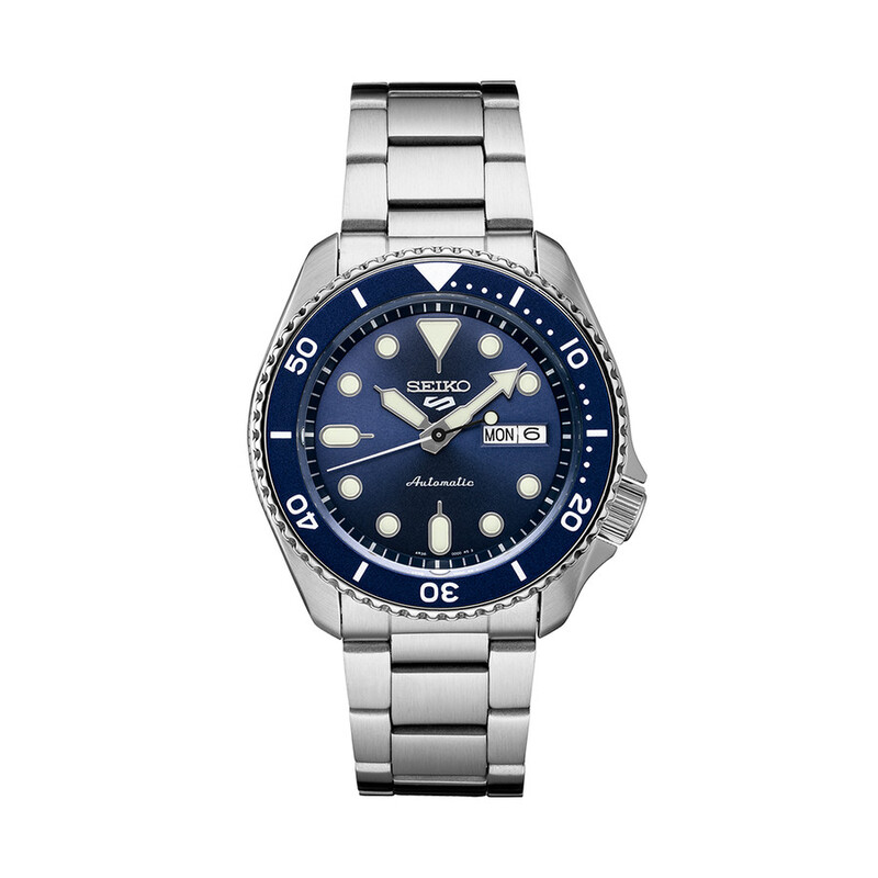 Seiko 5 Sports Automatic Blue Dial Men's Watch SRPD51 029665199362