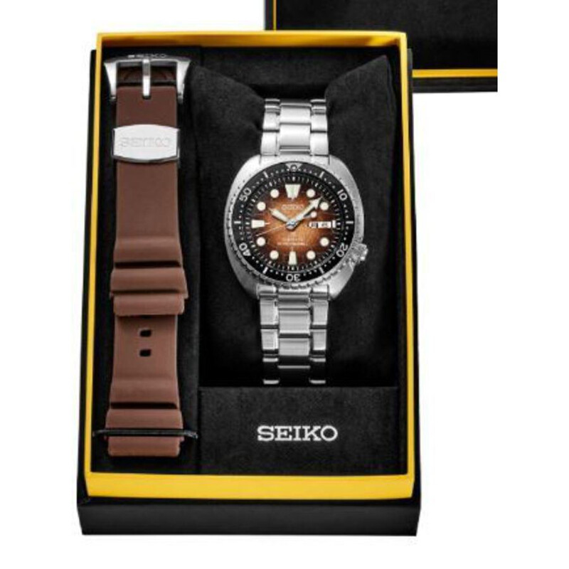 Seiko Prospex Automatic Brown Dial Men's Watch SRPH55 029665211316