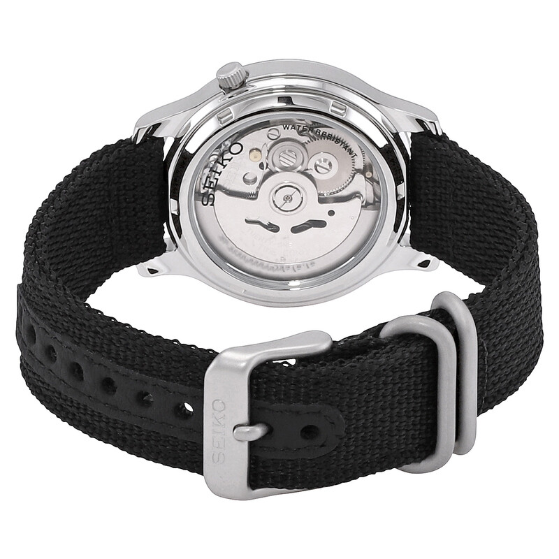 Seiko Series 5 Automatic Black Dial Men's Watch SNK809K2 - 546x546 Image #3