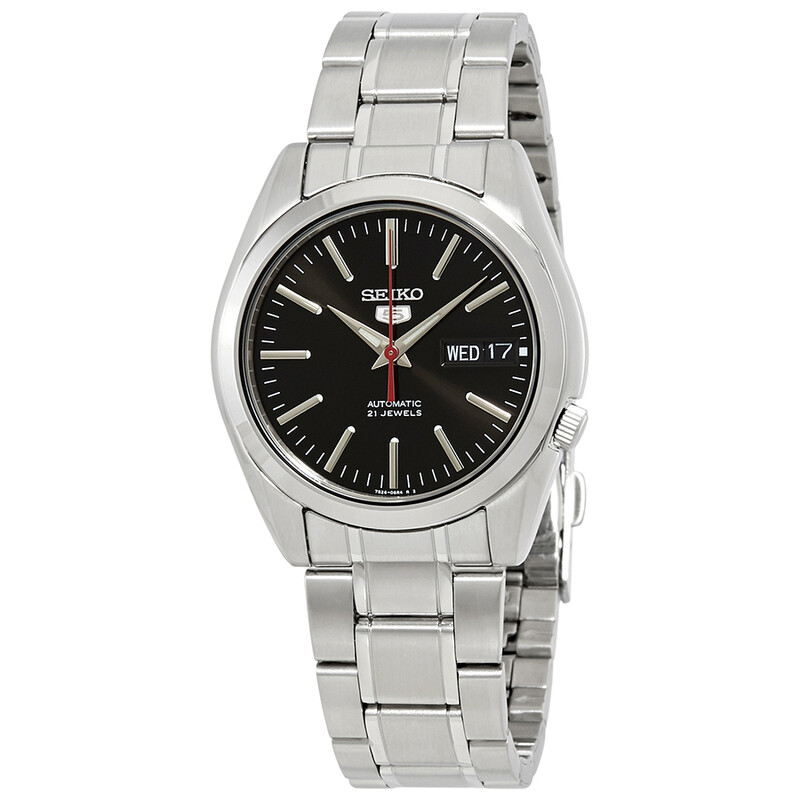 Seiko Series 5 Automatic Black Dial Men