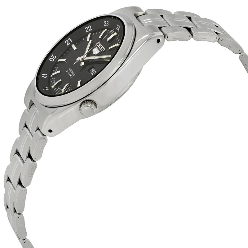 NWT Seiko Series 5 Automatic Date-Day Black Dial Men\'s Watch Seiko 5 Automatic Day/Date Men main image 4
