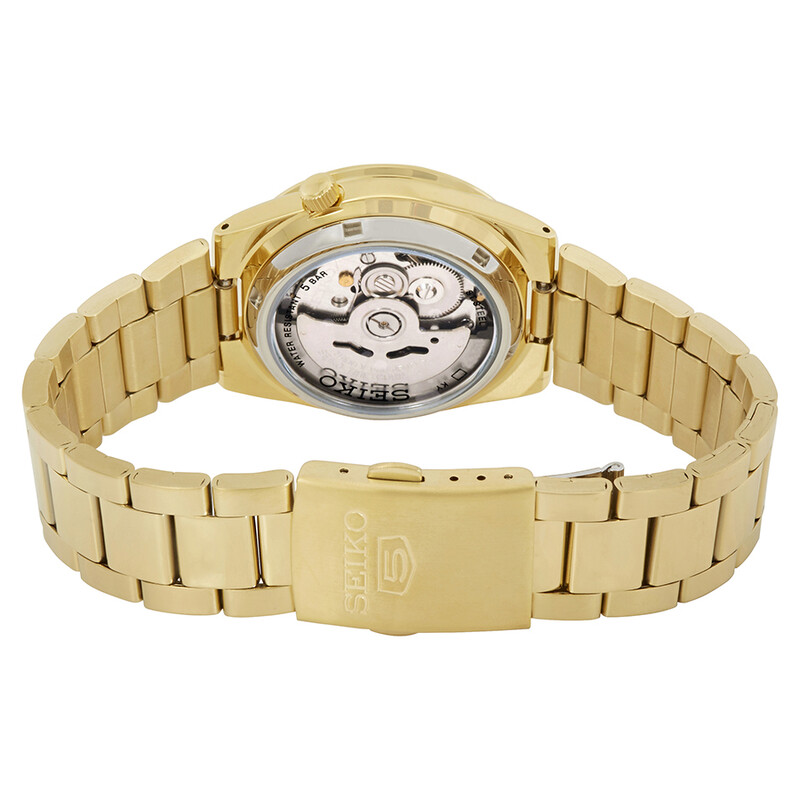 Seiko Series 5 Automatic Gold Dial Watch SNKE06K1S 4954628064554