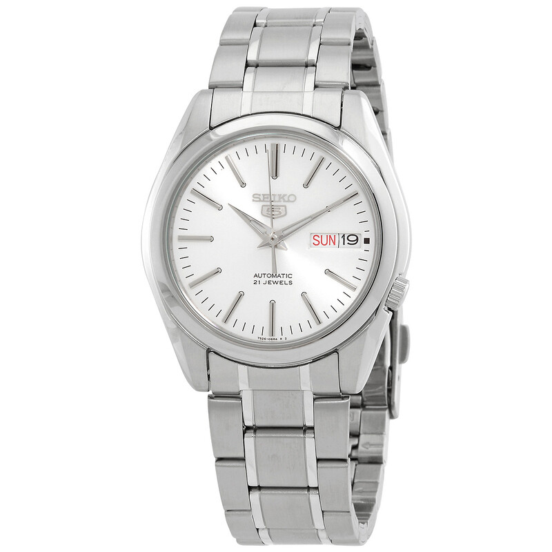Seiko Series 5 Automatic Silver Dial Men's Watch SNKL41K1