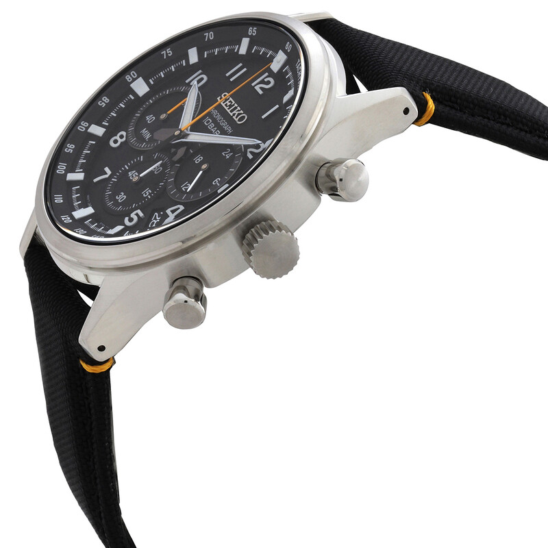 Seiko Sport Chronograph Quartz Black Dial Men's Watch SSB449P1