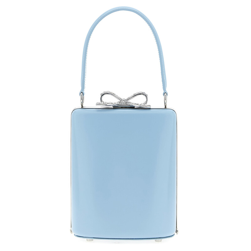 Self Portrait Self-Portrait Blue Leather Bag Handbag PF25325BLBLUE
