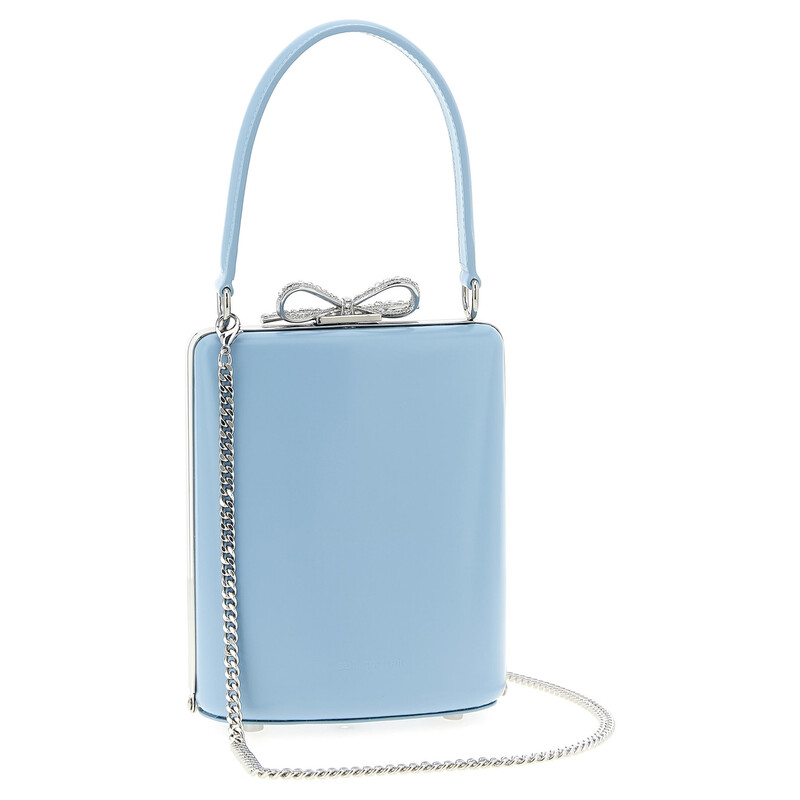 Self Portrait Self-Portrait Blue Leather Bag Handbag PF25325BLBLUE