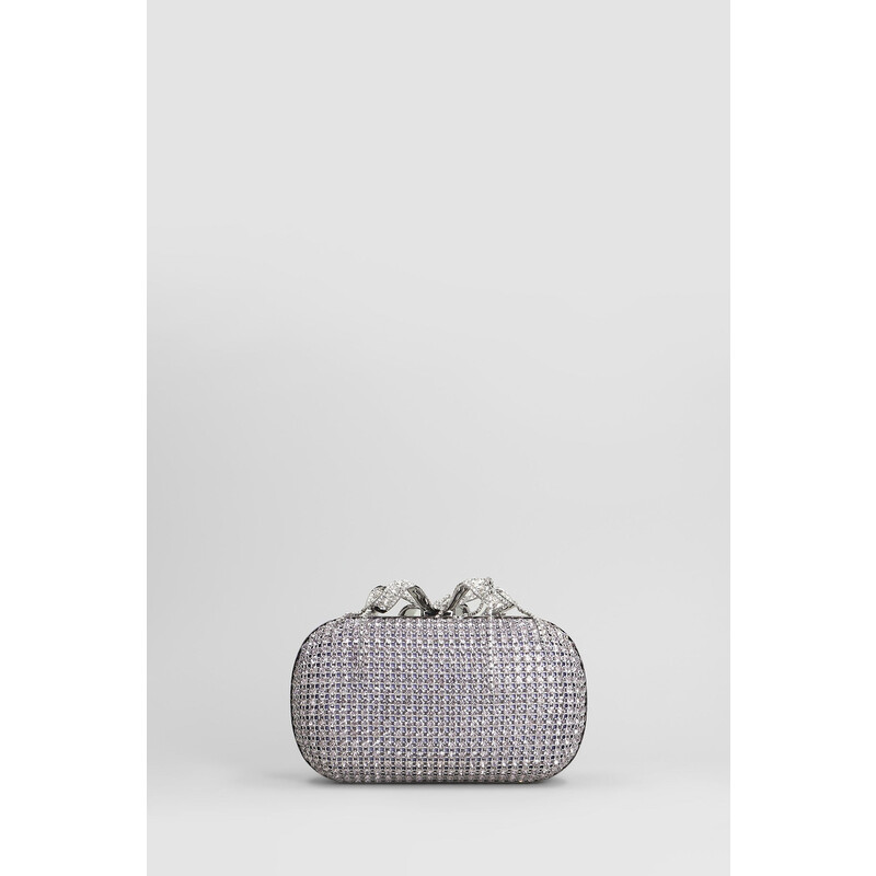 Lilla Self Portrait Self-Portrait Chainmail Clutch In Lilla Crystal PF25 ...