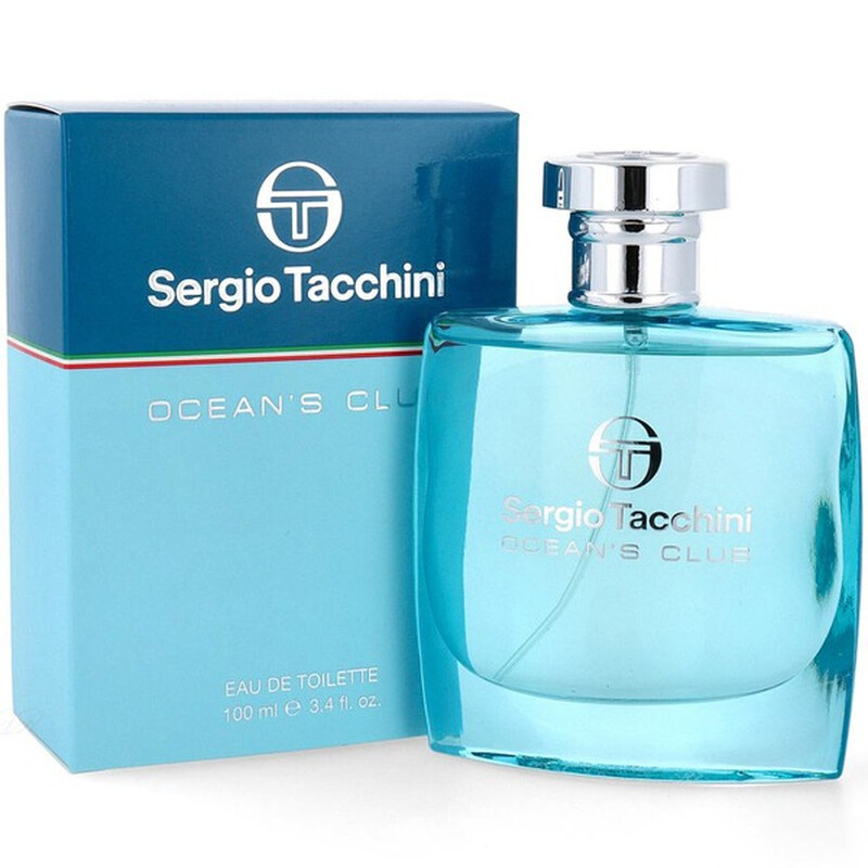 Sergio Tacchini Men's Ocean Club EDT Spray 3.4 oz Fragrances 810876033596