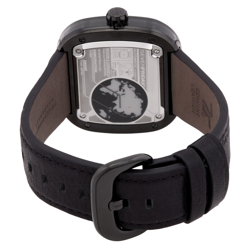Sevenfriday M-Series Automatic Black Dial Men's Watch M3/07
