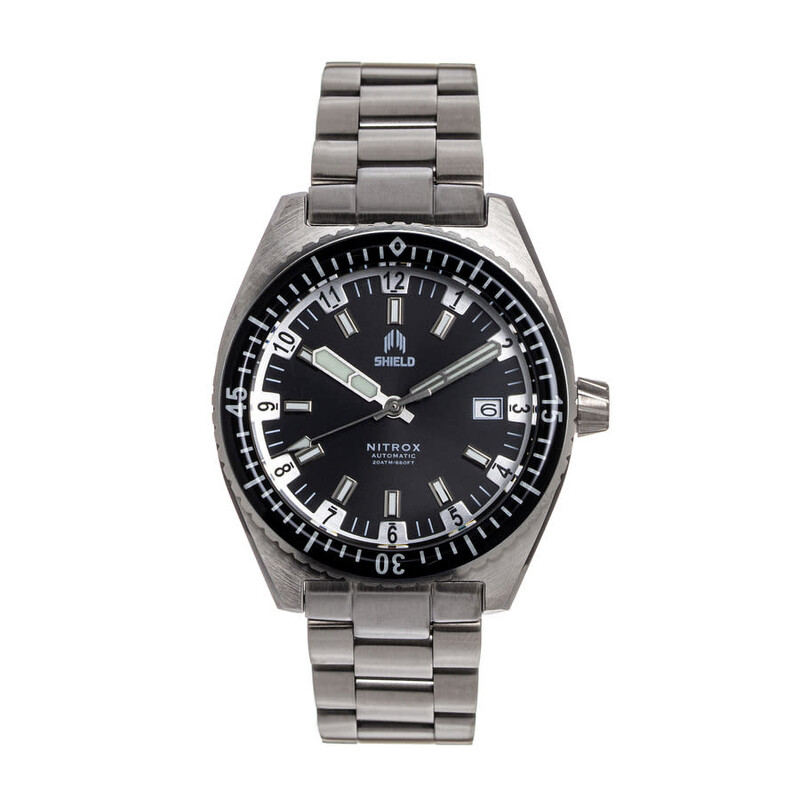Shield Nitrox Automatic Black Dial Men's Watch SLDSH114-1