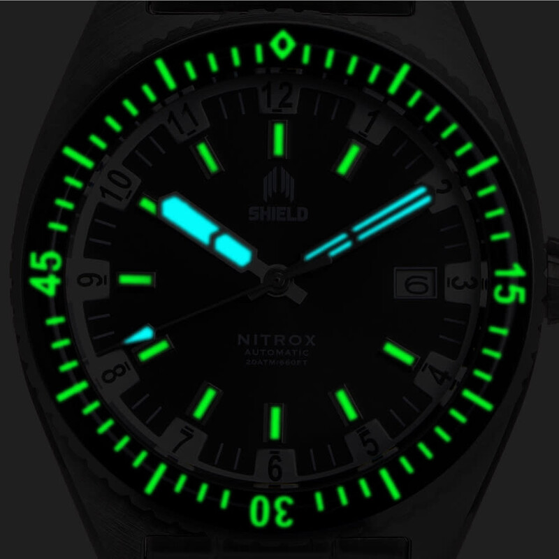 Shield Nitrox Automatic Black Dial Men's Watch SLDSH114-1