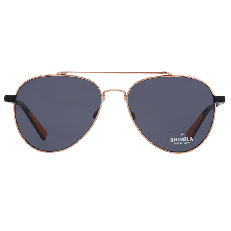 Shinola Grey Pilot Unisex Sunglasses SH2101S 784 56 886895591591