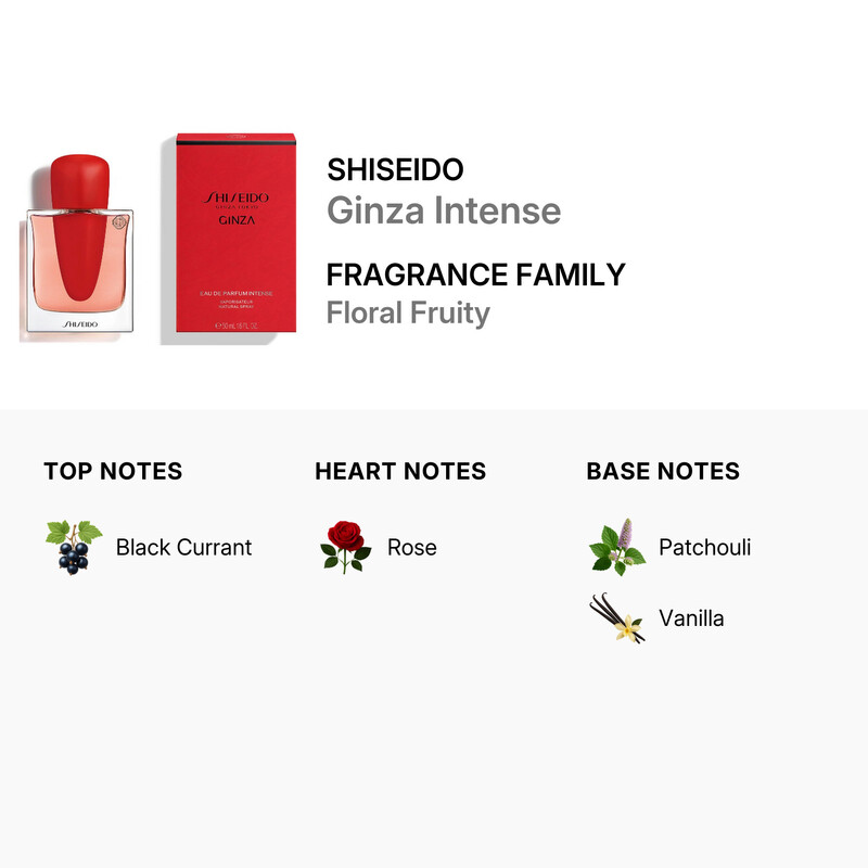Shiseido Ladies Ginza Intense EDP 1.7 oz Fragrances 768614199885