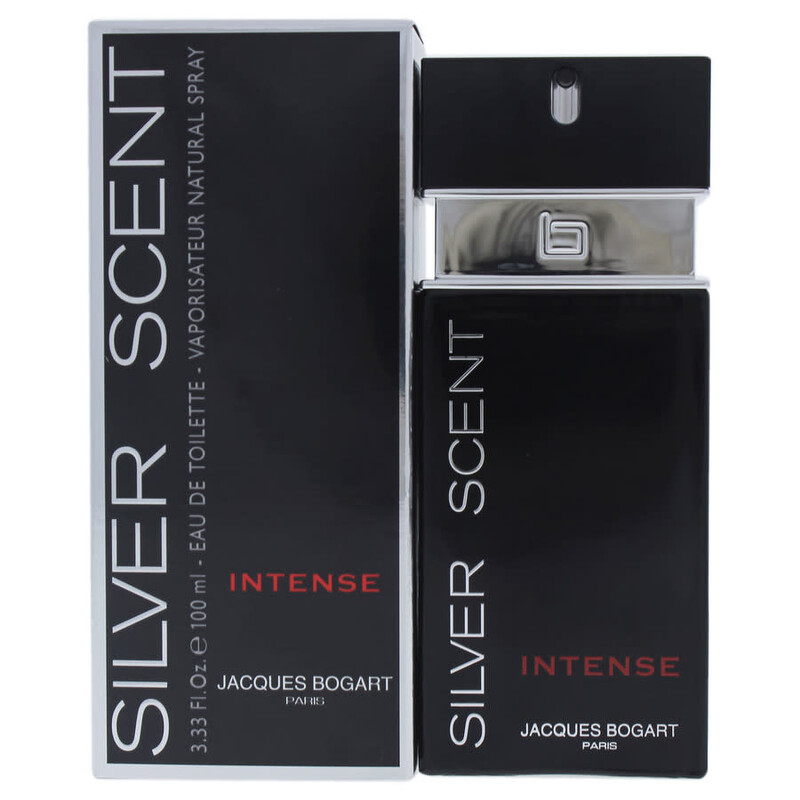 Silver Scent Intense by Jacques Bogart for Men - 3.33 oz EDT Spray