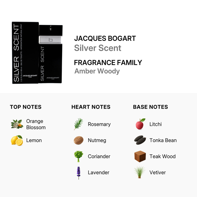 Jacques Bogart Silver Scent / Jacques Bogart EDT Spray 3.4 oz (100
