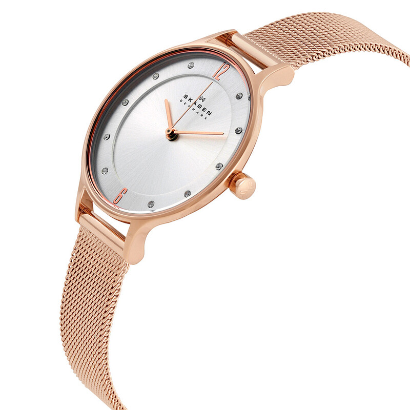SKAGEN SKW2151 ピンクゴールド Anita Lille Rose Gold-Tone Steel Mesh Watch SKW2151 - Skagen