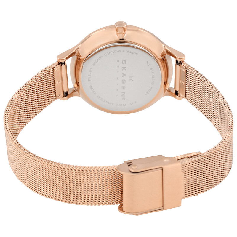 SKAGEN SKW2151 ピンクゴールド Anita Lille Rose Gold-Tone Steel Mesh Watch SKW2151 - Skagen