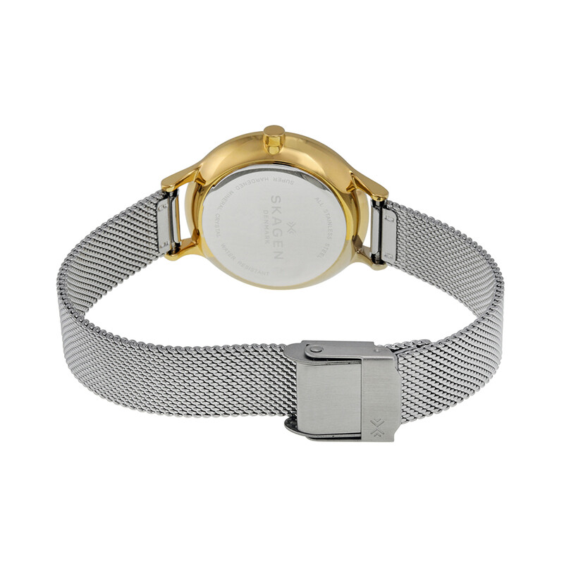 Skagen Denmark Anita Round Silver Stainless Steel Ladies Watch Skagen Women main image 3