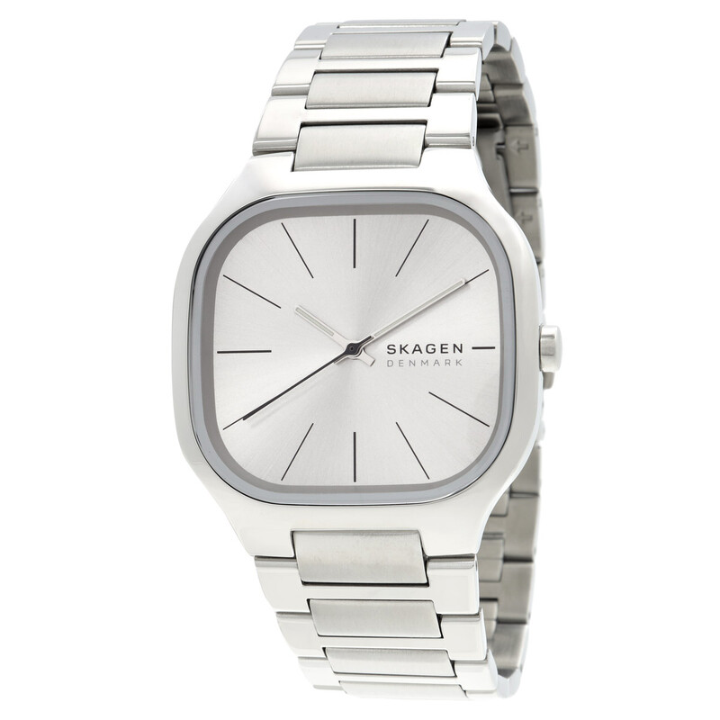 Skagen Denmark Men\'s Watch Metal Band silver Signatur Silver-Tone Steel Mesh Watch SKW2785 - Skagen main image 4