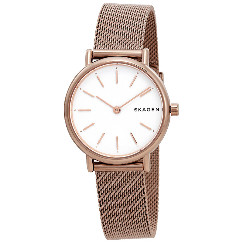 Skagen Signatur White Dial Ladies Watch SKW2694 768680270945  display picture 3