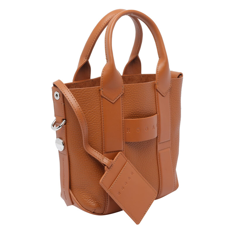 Hogan Small Hogan Script Shopping Bag KBW01OA0100UH9S003 - Handbags ...