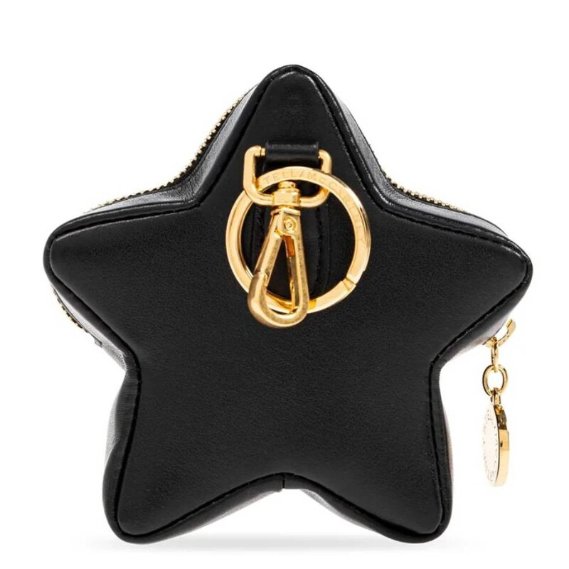 Stella McCartney Logo Star Coin Purse Keychain 7P0077WP0512-1000