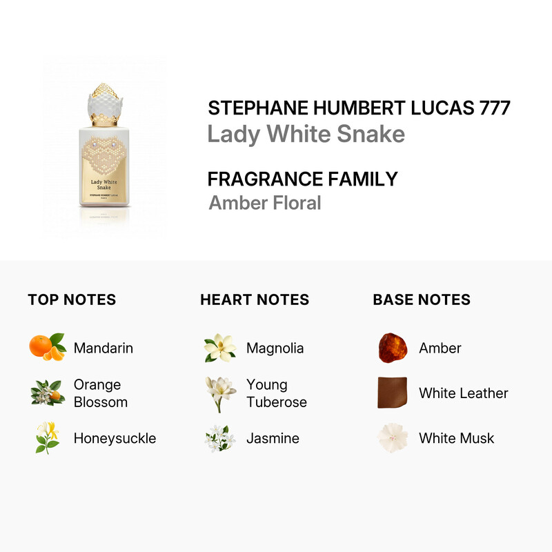 レディホワイト 30ml × 10 Stephane Humbert Lucas 777 Ladies Lady White Snake EDP Spray 1.7