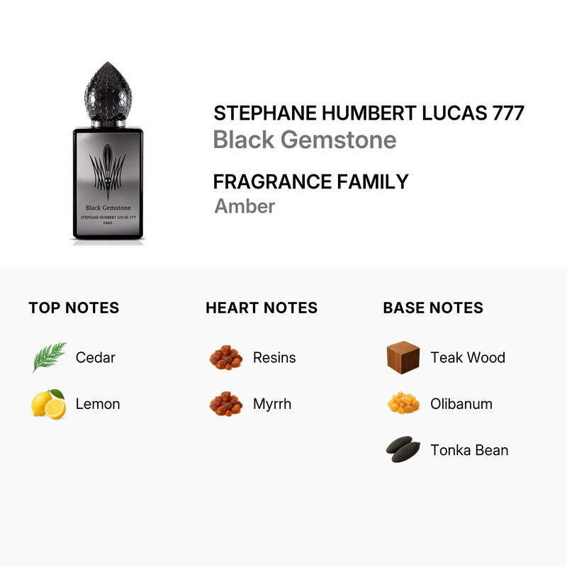 Stephane Humbert Lucas 777 Unisex Black Gemstone EDP 1.7 oz