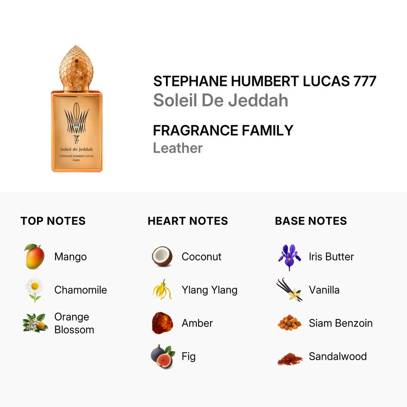 Stephane Humbert Lucas 777 Unisex Soleil De Jeddah EDP Spray 1.7