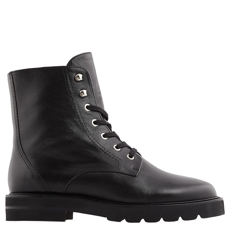 Stuart Weitzman Mila Lift Leather Boots, Brand Size 37.5 ( US Size