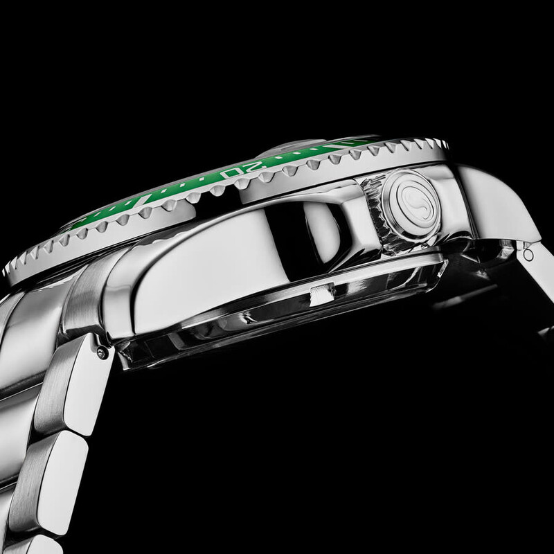 Stuhrling Original Aquadiver Automatic Green Dial Men's Watch