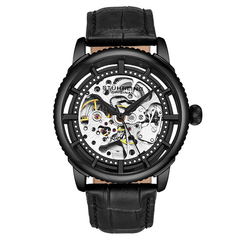 Stuhrling Original Legacy Automatic Black Dial Men display picture 3