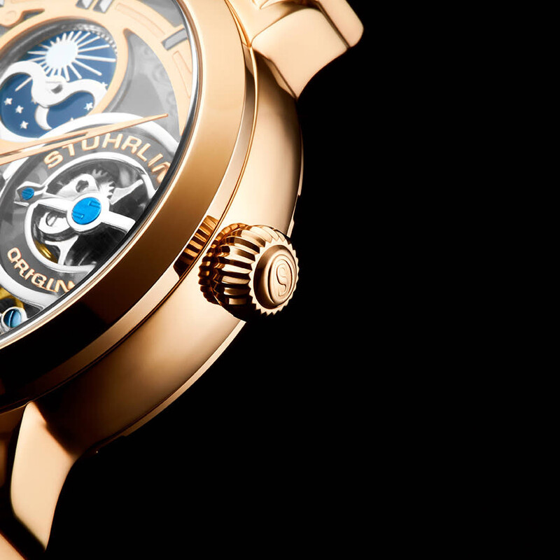 NWT Stuhrling Original Legacy Automatic Rose Gold Dial Men\'s Watch Stuhrling Original Legacy Automatic Rose Gold Dial Men main image 3
