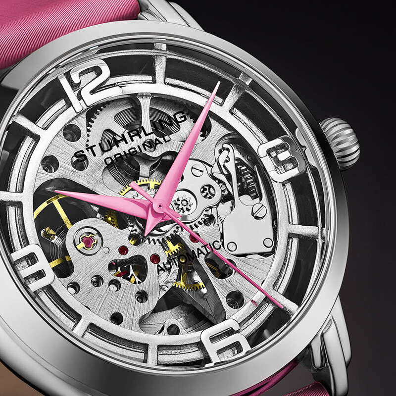 Stuhrling Original Legacy Automatic Silver Seleton Dial  display picture 2